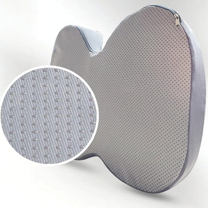 Premium Non-Slip Orthopedic Memory Foam Cushion – Tailbone and Sciatica Pain Relief Seat Cushion for Prostate Comfort, Back Support, and Chair or Car Use
