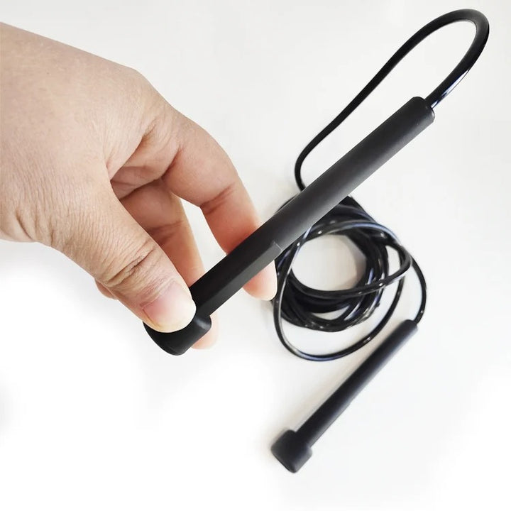 Premium PVC Skipping Rope – Adjustable Length Jump Rope for Fitness Training, Weight Loss, and Cardio Exercise, 2.3m Long, Soft & Lightweight, Durable 4mm Diameter Cable