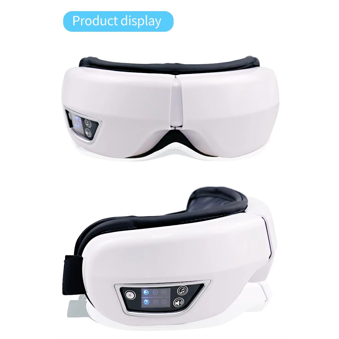 Premium Foldable Eye Massager – Vibration Airbag Pressure with Hot Compress and Bluetooth Music, Relieves Eye Fatigue and Enhances Relaxation, Four Adjustable Modes for Personalized Eye Care