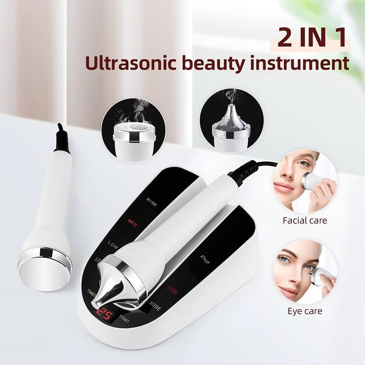 Premium Ultrasound Beauty Machine – High Frequency Face and Eye Massager for Skin Care, Facial Lifting, and SPA-Grade Ultrasonic Cleansing Device