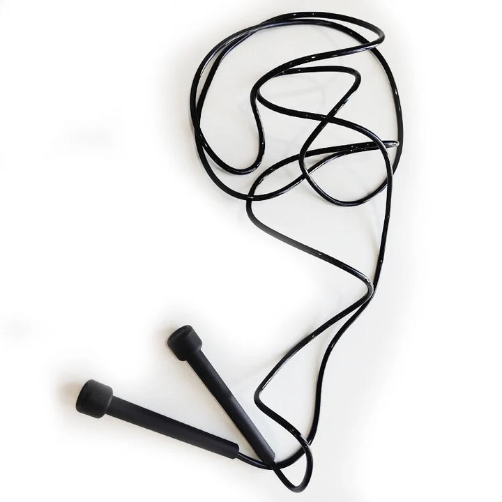 Premium PVC Skipping Rope – Adjustable Length Jump Rope for Fitness Training, Weight Loss, and Cardio Exercise, 2.3m Long, Soft & Lightweight, Durable 4mm Diameter Cable