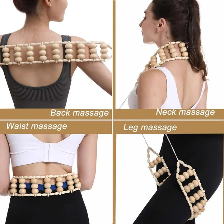 Premium Wooden Therapy Massage Tools – Complete Set for Body Shaping, Anti-Cellulite, Lymphatic Drainage, and Waist Sculpting, Ergonomic Design for Professional and Home Use