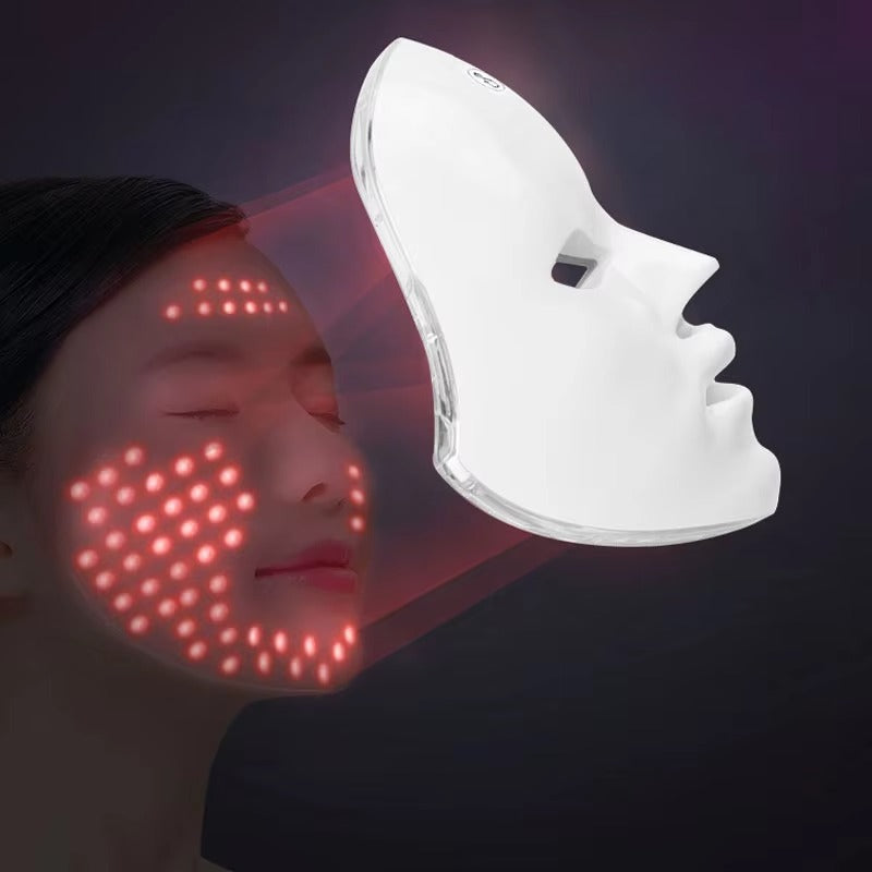 Premium LED Facial and Neck Rejuvenation Machine – Skin Rejuvenation Massager for Anti-Aging, Wrinkle Reduction, and Skin Tightening with Advanced Light Therapy