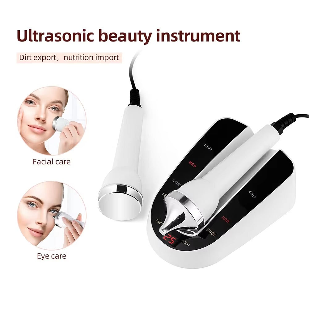 Premium Ultrasound Beauty Machine – High Frequency Face and Eye Massager for Skin Care, Facial Lifting, and SPA-Grade Ultrasonic Cleansing Device