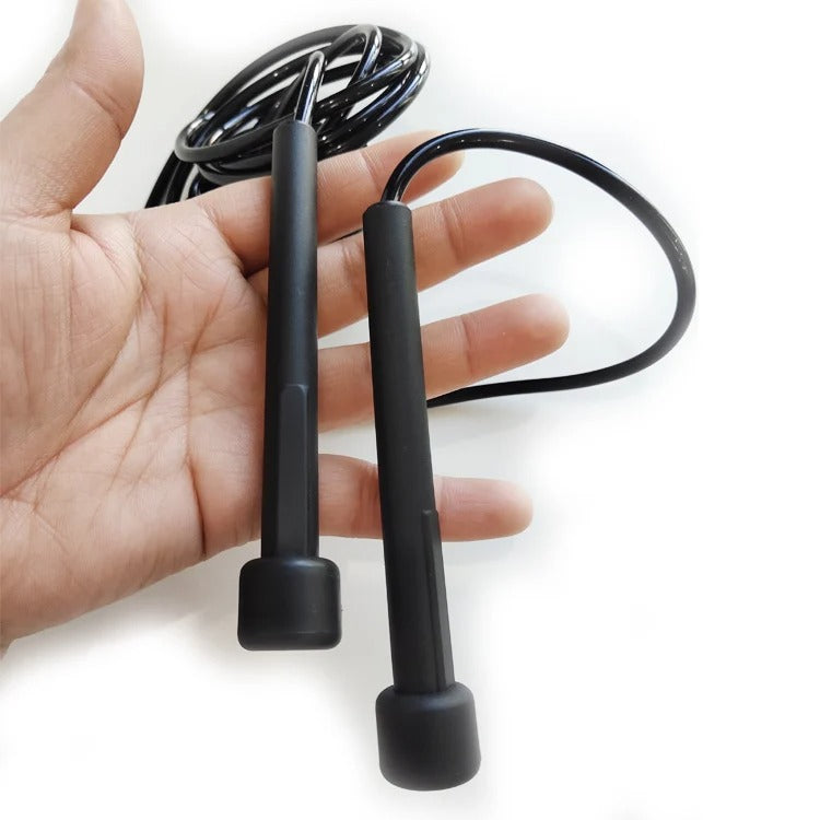 Premium PVC Skipping Rope – Adjustable Length Jump Rope for Fitness Training, Weight Loss, and Cardio Exercise, 2.3m Long, Soft & Lightweight, Durable 4mm Diameter Cable