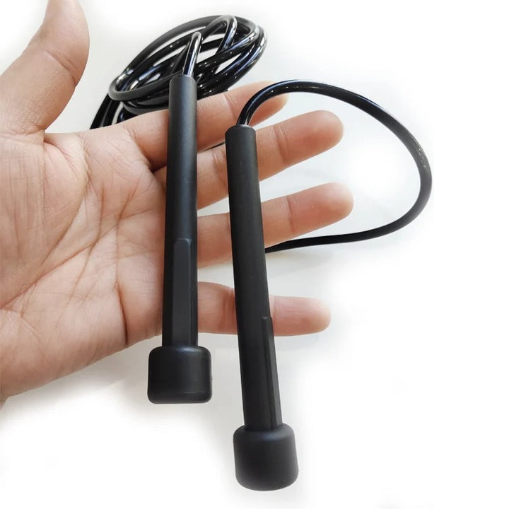 Premium PVC Skipping Rope – Adjustable Length Jump Rope for Fitness Training, Weight Loss, and Cardio Exercise, 2.3m Long, Soft & Lightweight, Durable 4mm Diameter Cable