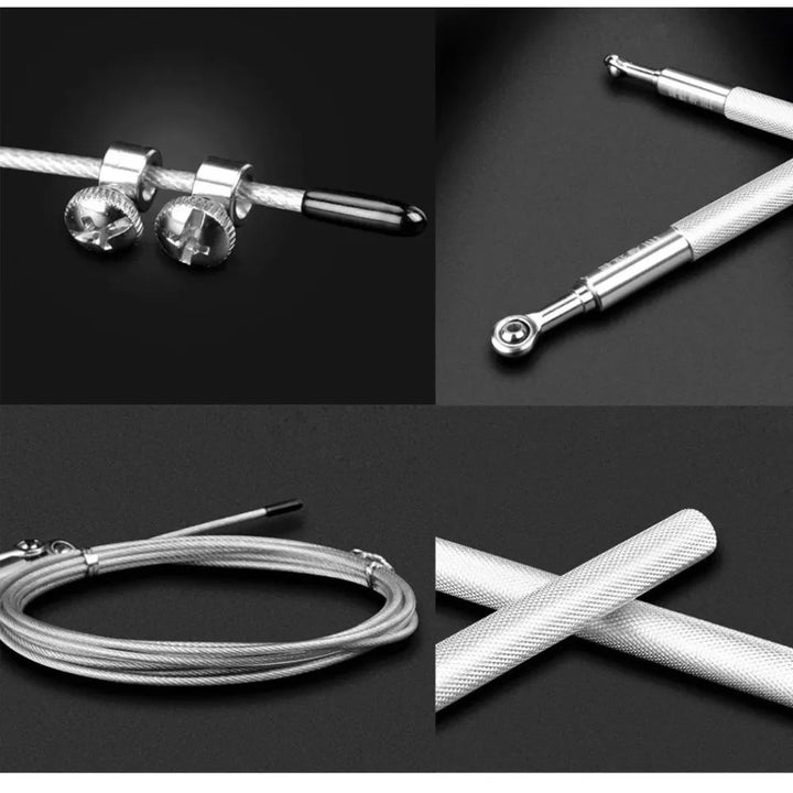 Premium Sports Jump Rope for Adults – 3m Adjustable Steel Wire Rope for Fitness, Weight Loss, and Physical Education, Durable Aluminum Handles, Ideal for College Entrance Exam Training and Endurance Workouts