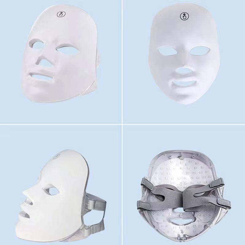 Premium LED Facial and Neck Rejuvenation Machine – Skin Rejuvenation Massager for Anti-Aging, Wrinkle Reduction, and Skin Tightening with Advanced Light Therapy