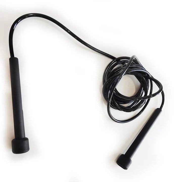 Premium PVC Skipping Rope – Adjustable Length Jump Rope for Fitness Training, Weight Loss, and Cardio Exercise, 2.3m Long, Soft & Lightweight, Durable 4mm Diameter Cable