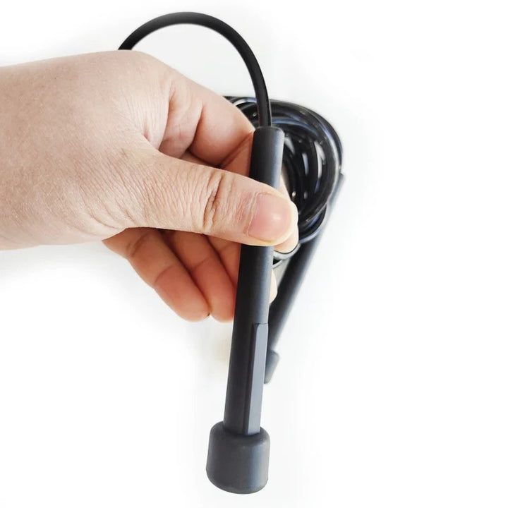 Premium PVC Skipping Rope – Adjustable Length Jump Rope for Fitness Training, Weight Loss, and Cardio Exercise, 2.3m Long, Soft & Lightweight, Durable 4mm Diameter Cable