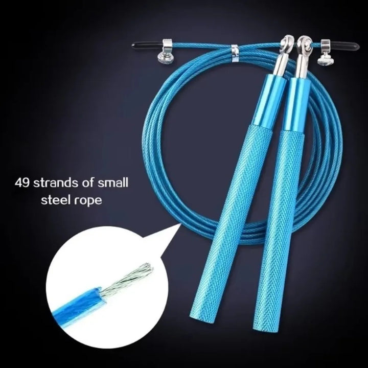 Premium Sports Jump Rope for Adults – 3m Adjustable Steel Wire Rope for Fitness, Weight Loss, and Physical Education, Durable Aluminum Handles, Ideal for College Entrance Exam Training and Endurance Workouts