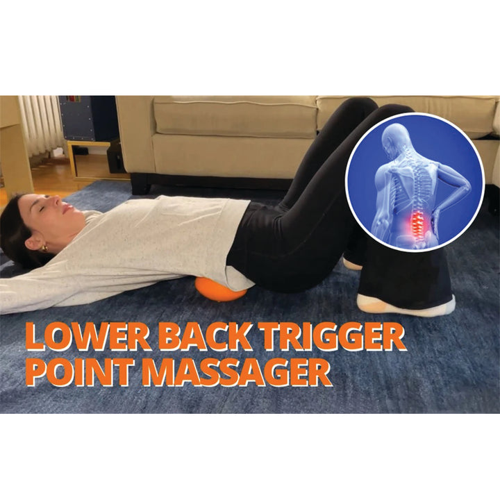 Premium Sciatica Massager for Deep Tissue and Myofascial Release – Hip and Lower Back Trigger Point Massage Tool for Butt, Glute, SI Joint, Pelvic, Psoas Pain Relief, Compact and Portable