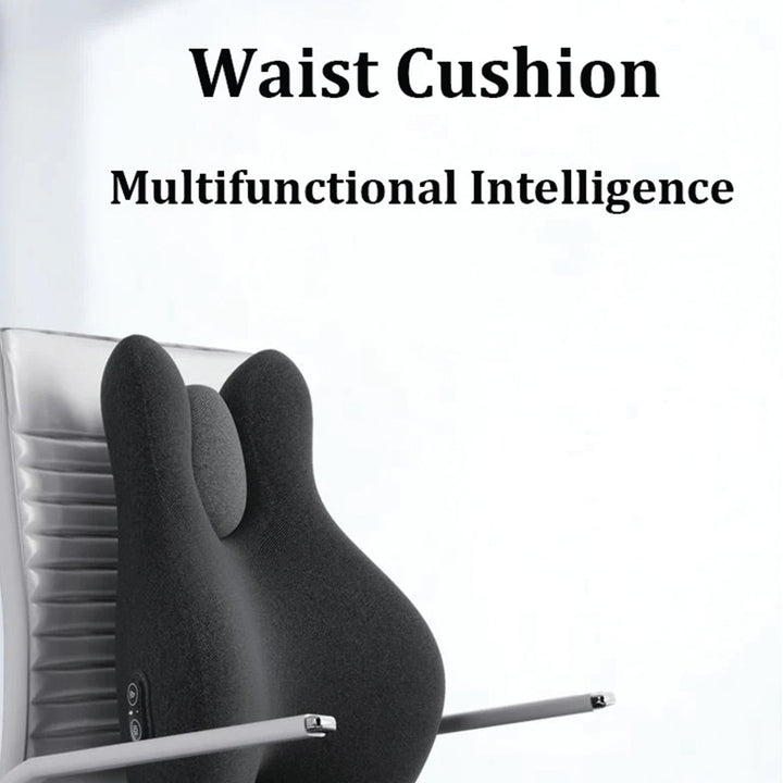 Premium Memory Foam Massage Chair Cushion Set – Electric Waist Pad with Hot Compress for Soreness Relief, Orthopedic Pillow for Car, Office, and Home Use