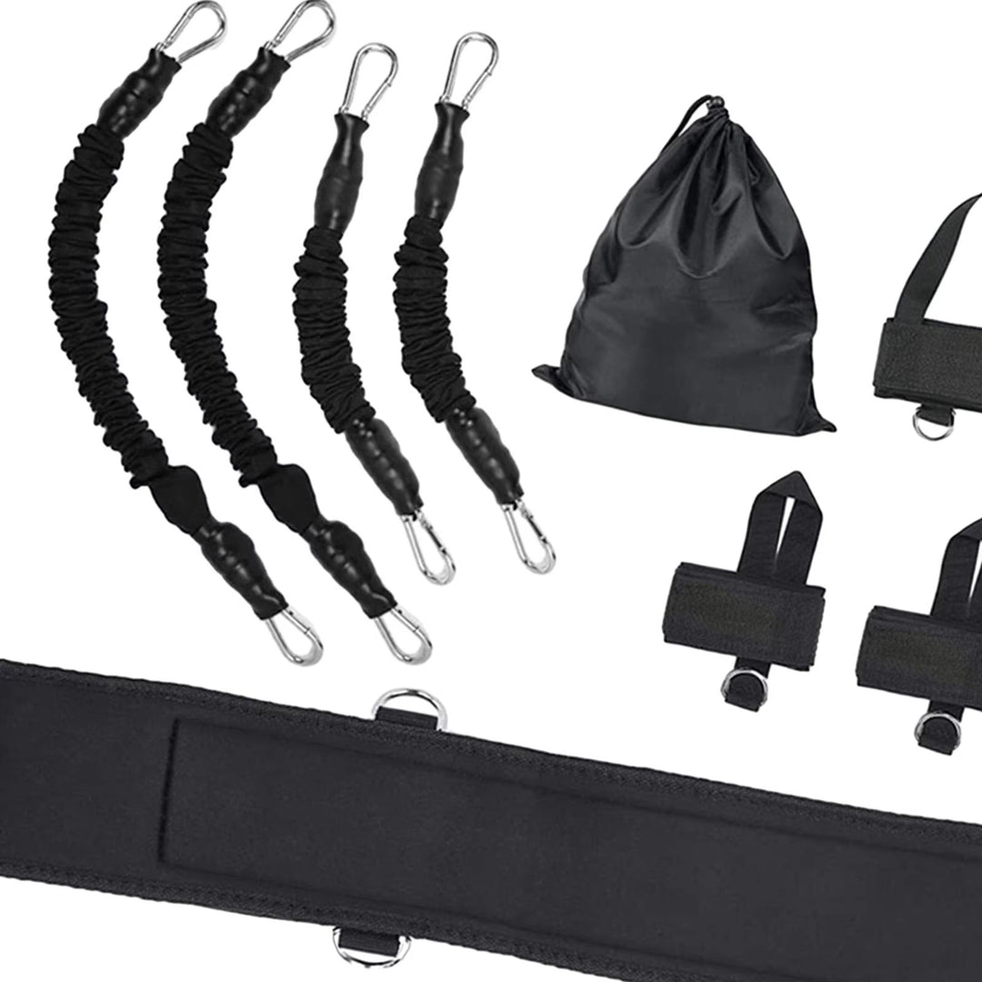 Premium Boxing Resistance Band Set – Leg Strength & Agility Training Strap System for MMA, Muay Thai, Boxing, Basketball & Fitness – Adjustable, High-Quality Resistance Bands for Explosive Power