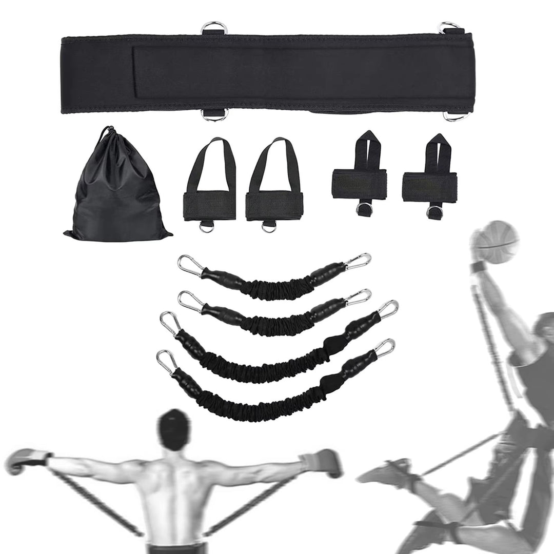 Premium Boxing Resistance Band Set – Leg Strength & Agility Training Strap System for MMA, Muay Thai, Boxing, Basketball & Fitness – Adjustable, High-Quality Resistance Bands for Explosive Power