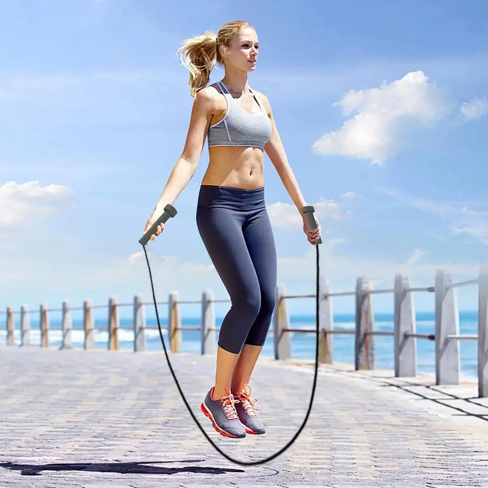 Premium Speed Skipping Rope for Adults & Kids – Adjustable Jump Rope for Weight Loss & Fitness, Professional PVC Material, 2.8m Length, Portable Sports Equipment, Ideal for Gym & Home Workouts, - StrengthXPhysiotherapy