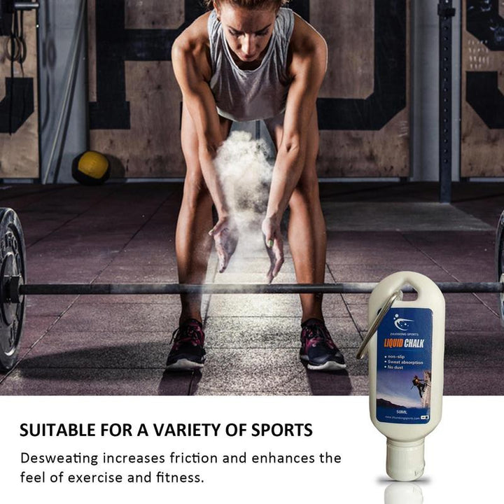Premium Anti-Slip Liquid Chalk for Fitness, Rock Climbing & Sports - Sweat-Absorbent Magnesium Powder for Enhanced Grip, 