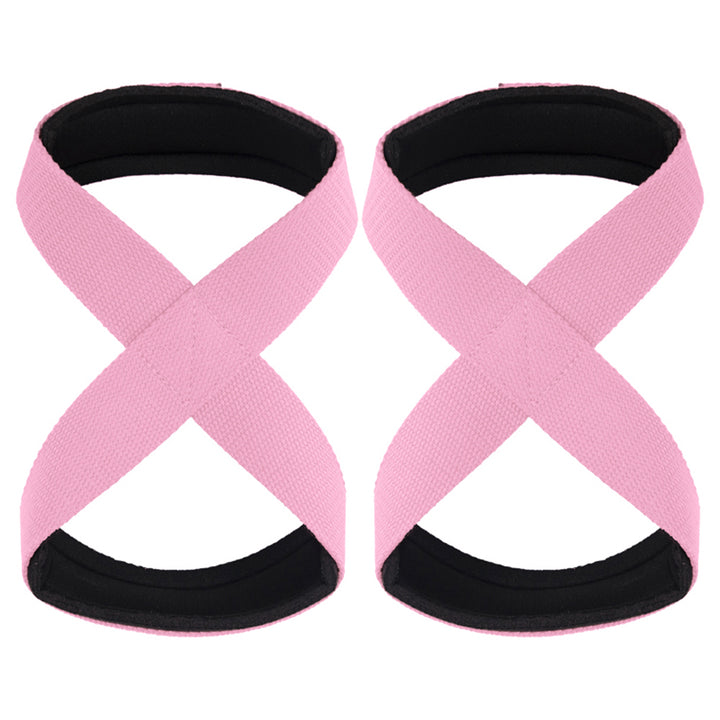 High Quality Padded Figure 8 Straps for Deadlift – Weight Lifting Wrist Straps for Power Lifters, Workout Pull-Ups, 