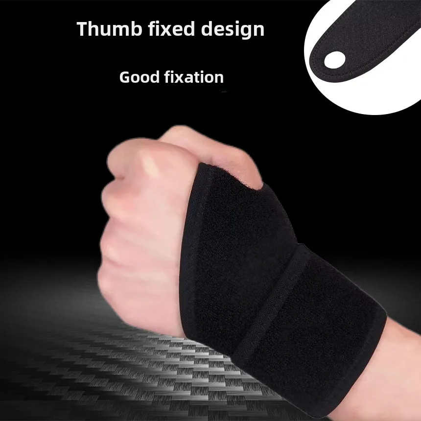 High-Quality Unisex Wrist Brace Support for Carpal Tunnel, Sprain, Strain Pain Relief – Adjustable Compression Wrap for Gym,