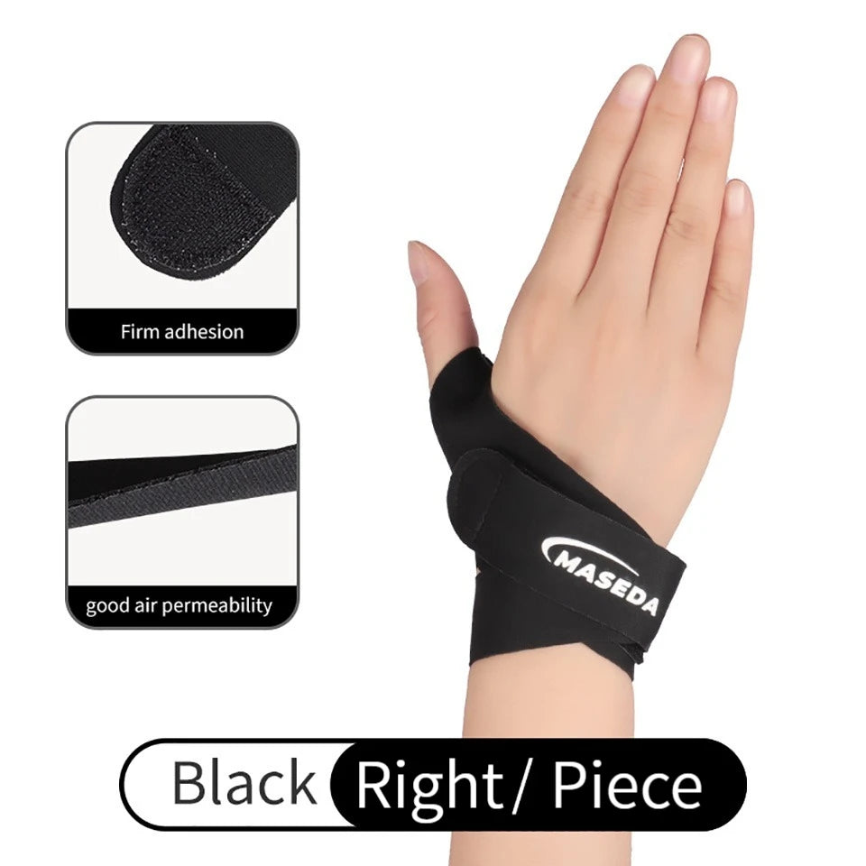 Premium Wrist Thumb Brace – Ultra-Thin Compression Support for Tendonitis, Carpal Tunnel & Arthritis Pain Relief – Adjustable