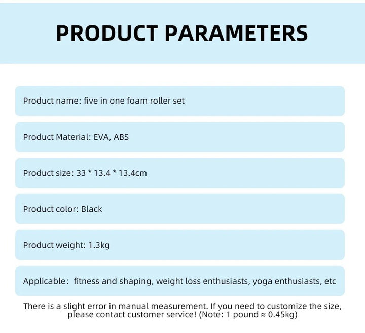 Premium 6-in-1 Yoga Training Kit for Fitness, Pilates & Muscle Recovery, Includes Foam Roller, Massage Stick, Tension Band & 2 Massage Balls for Flexibility & Pain Relief - StrengthXPhysiotherapy