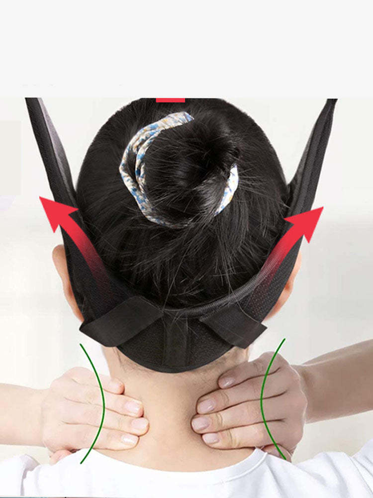 High-Quality Cervical Neck Traction Device for Home Use, Over-Door Neck Stretcher Hammock, Pain Relief & Spine Correction  