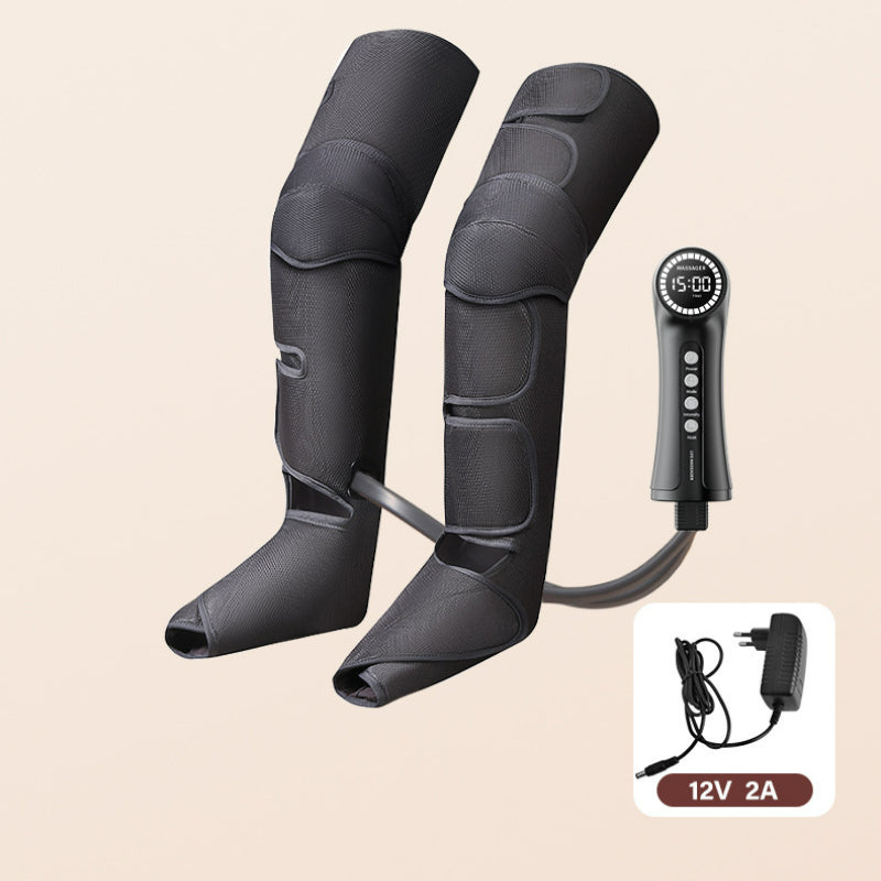 Luxury Air Wave Leg Massager with Infrared Heat & Air Pressure Technology for Thigh, Knee, and Calf Relief – 5 Intensity 