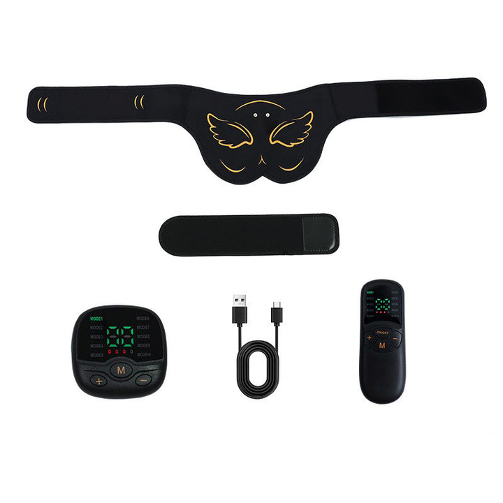 Premium EMS Hip Trainer with Remote Control | 10 Modes & 30 Intensity Levels for Buttocks Toning and Muscle Stimulation | USB Rechargeable Body Massager - StrengthXPhysiotherapy