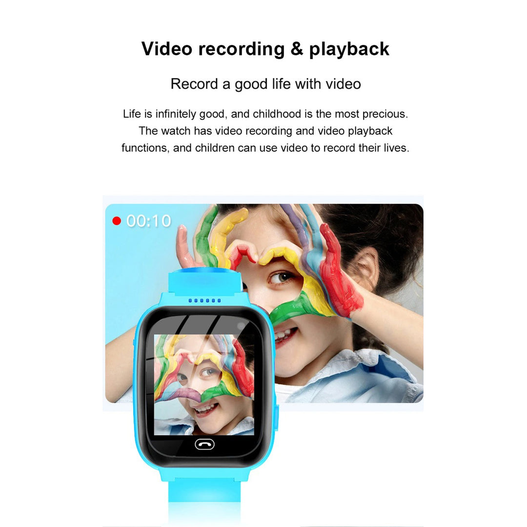 Premium 4G Kids Smartwatch – Video Call, GPS Tracking, IP67 Waterproof, 8GB ROM, Health Monitoring, Wi-Fi, Voice & Video Calls, Android Compatibility - StrengthXPhysiotherapy