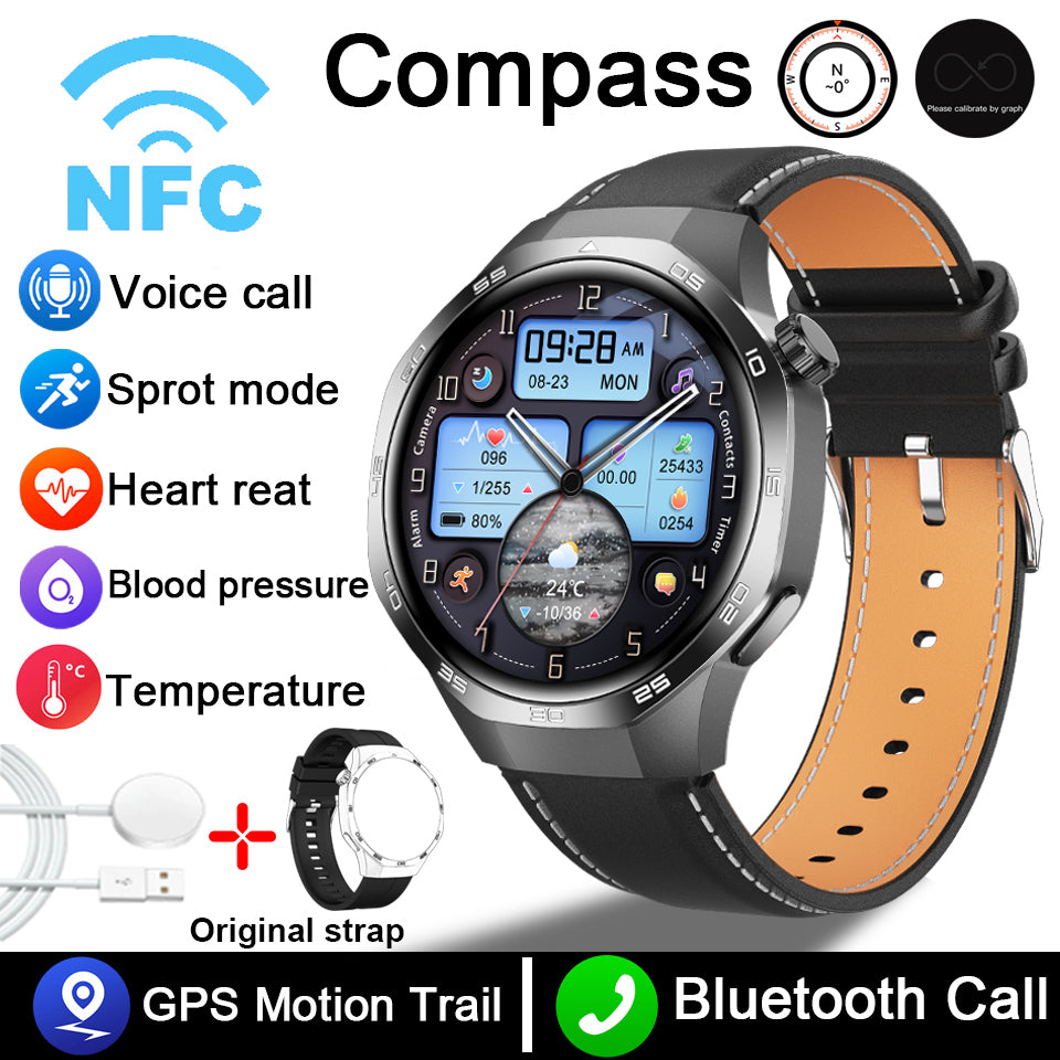 Premium AMOLED Smartwatch with AI, Bluetooth Calling, 100+ Sports Modes, IP68 Waterproof, Prayer Alerts, Health & Fitness 