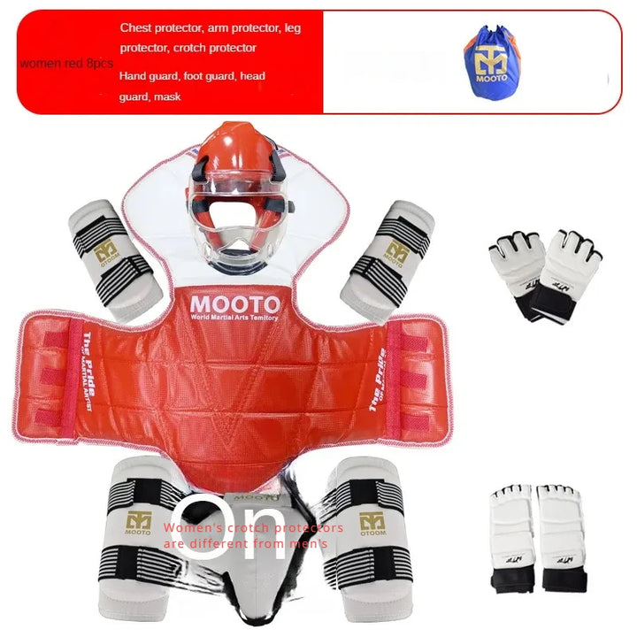 Premium 8pcs Taekwondo Protective Gear Set – Full Body Protection for Combat & Competition, Thickened Training Equipment with