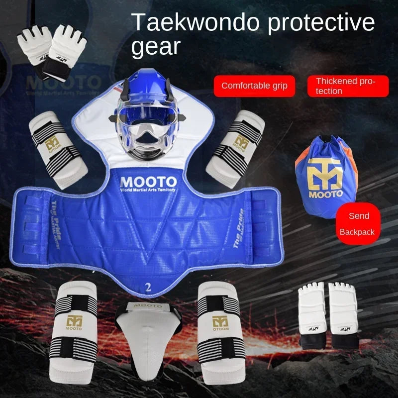 Premium 8pcs Taekwondo Protective Gear Set – Full Body Protection for Combat & Competition, Thickened Training Equipment with