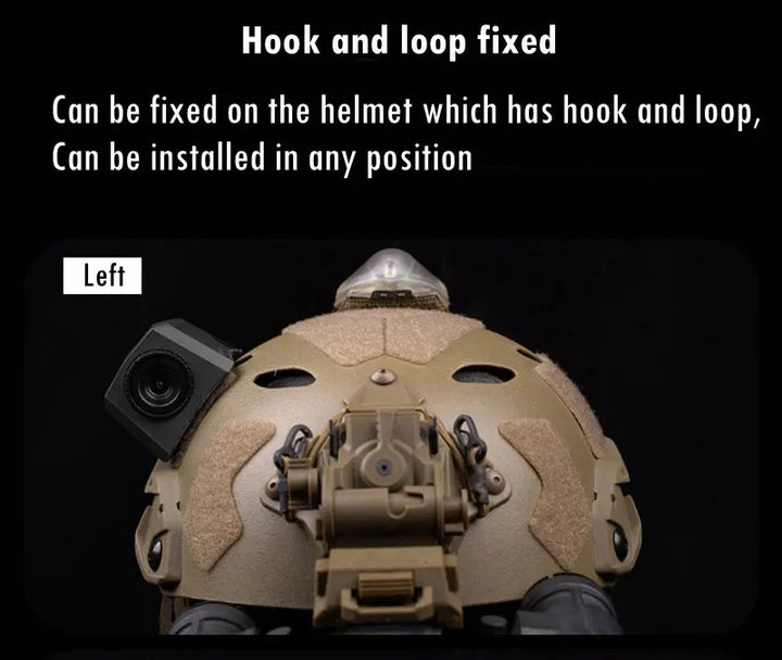 High-Quality Tactical Helmet Camera Model - Hook and Loop Fast Attachment, Prop for CS Game, Filming, Tactical Training, Durable Plastic, Black 8.9cm x 5.2cm x 4cm - StrengthXPhysiotherapy