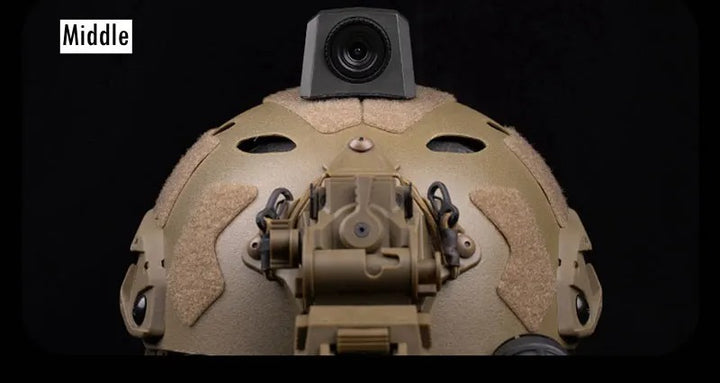 High-Quality Tactical Helmet Camera Model - Hook and Loop Fast Attachment, Prop for CS Game, Filming, Tactical Training, Durable Plastic, Black 8.9cm x 5.2cm x 4cm - StrengthXPhysiotherapy
