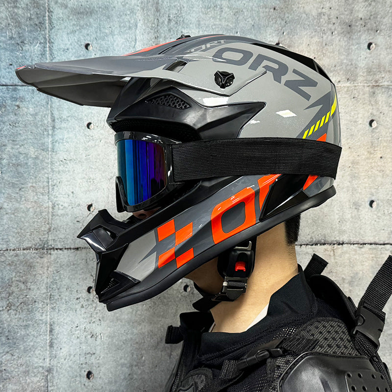 High-Quality Kids Off-Road Helmet - Motocross, Mountain Bike, ATV, DOT Certified, Lightweight ABS Material, Full Face Safety