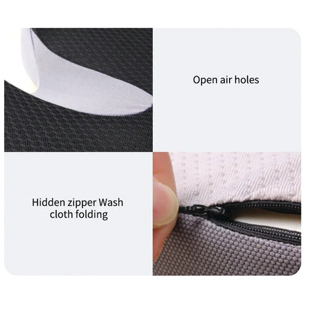 Premium Non-Slip Orthopedic Memory Foam Cushion – Tailbone and Sciatica Pain Relief Seat Cushion for Prostate Comfort, Back Support, and Chair or Car Use