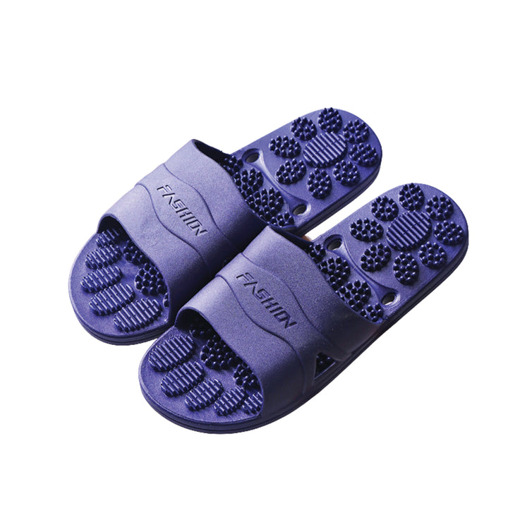 Premium Extra Large Acupoint Massage Slippers – Non-Slip Hollow Design for Indoor Home and Bathroom Use, Comfortable Sole Support for Men and Women, Ideal for Relaxation and Foot Therapy